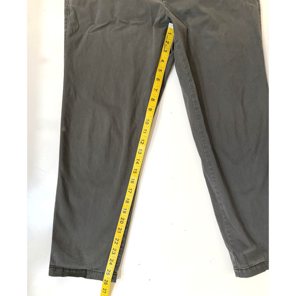 Gap Pants Womens 8 Green Khakis by Gap Girlfriend Khaki Chino Casual Minimalist - Picture 6 of 6